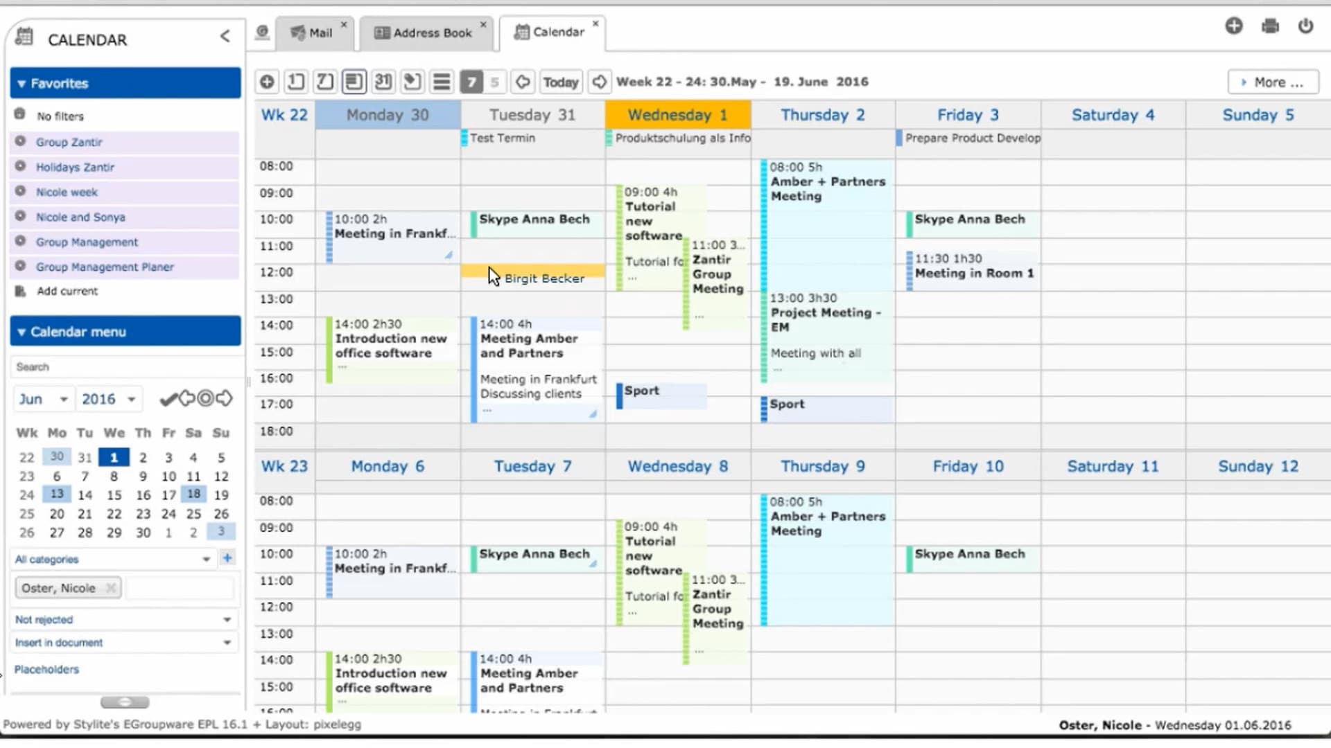 EGroupware 16.1: The new Calendar