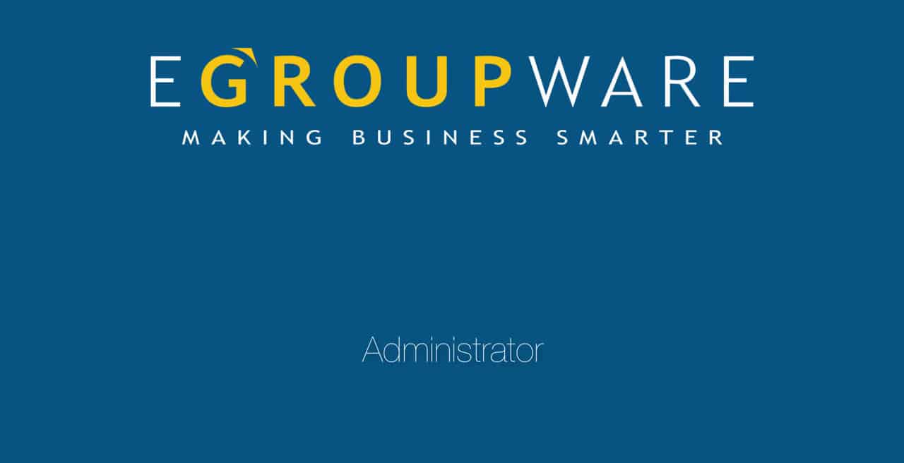 EGroupware Admin Basics