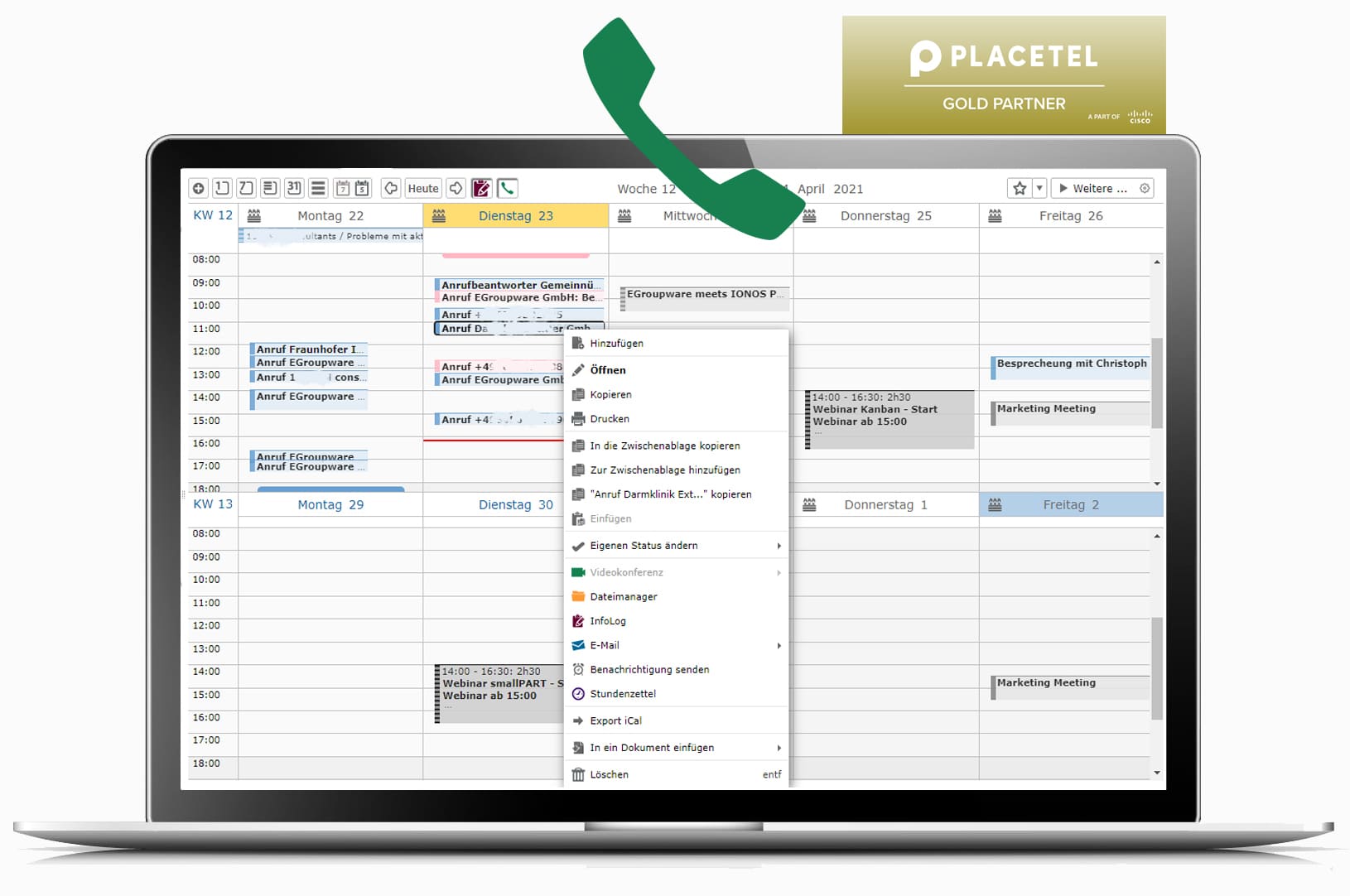 EGroupware 21.1: Webinar sobre integración telefónica CTI