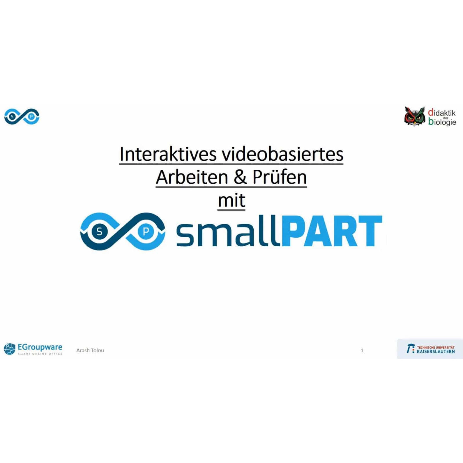 smallPART Webinar with exams