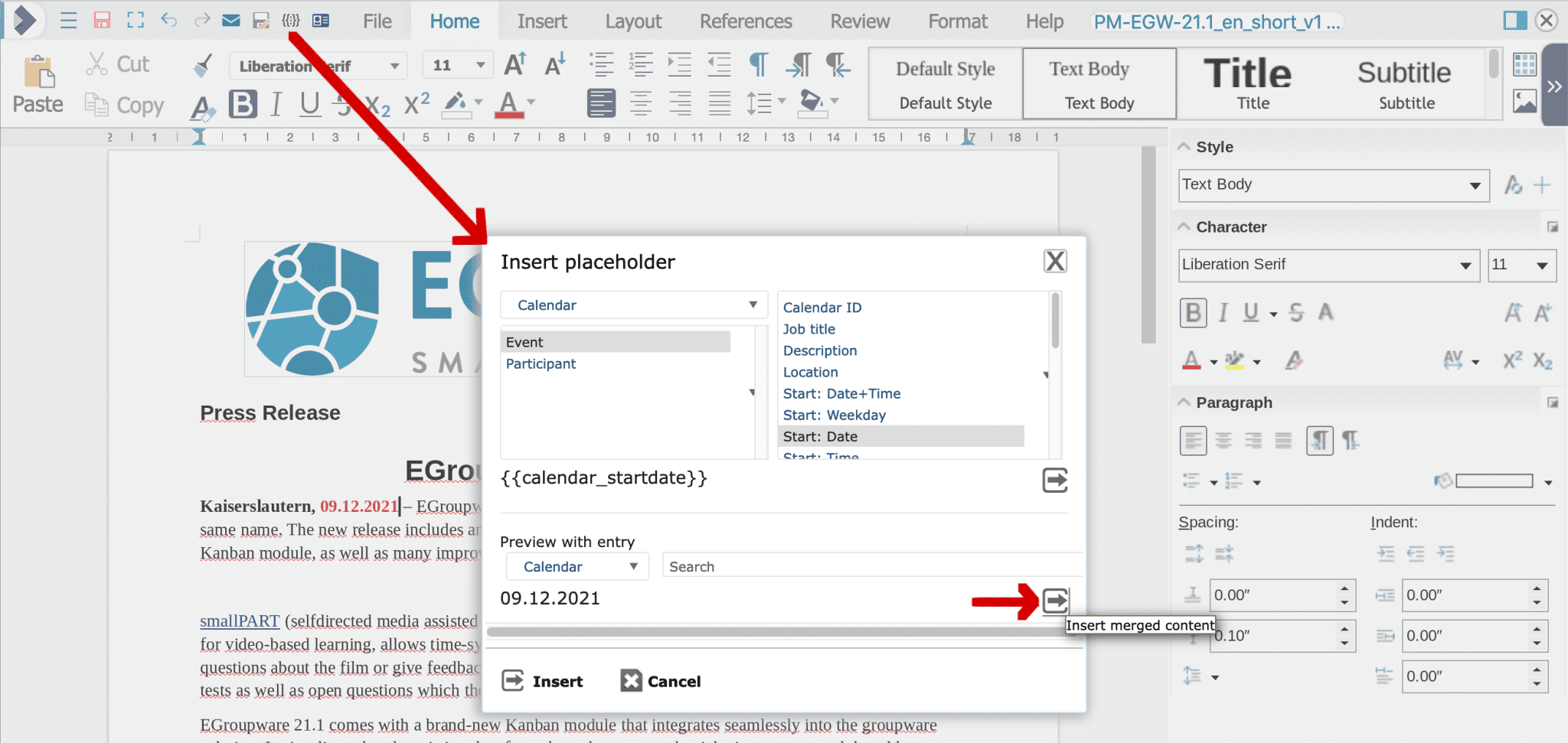 Segnaposto e generazione automatica di PDF/PNG in 21.1